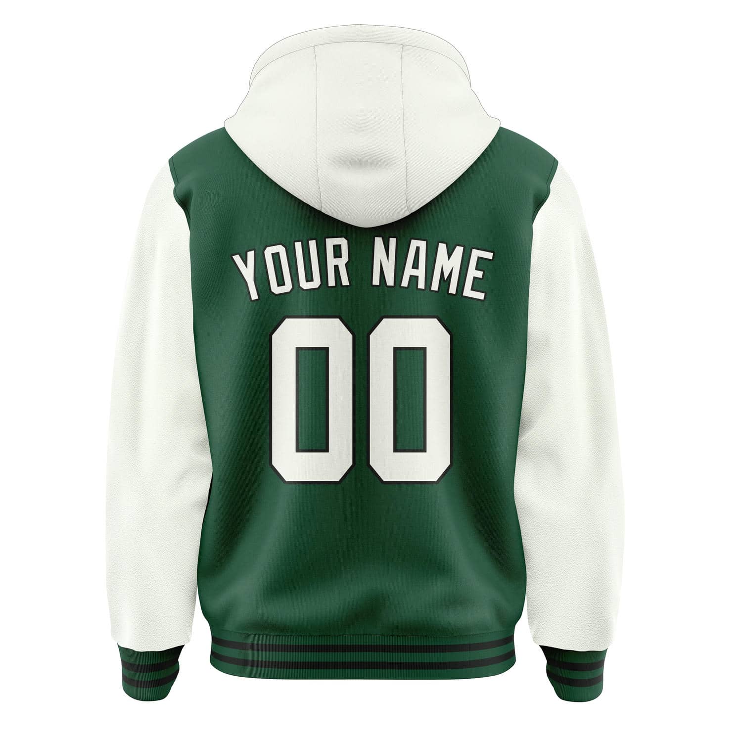 Custom Green White Jacket