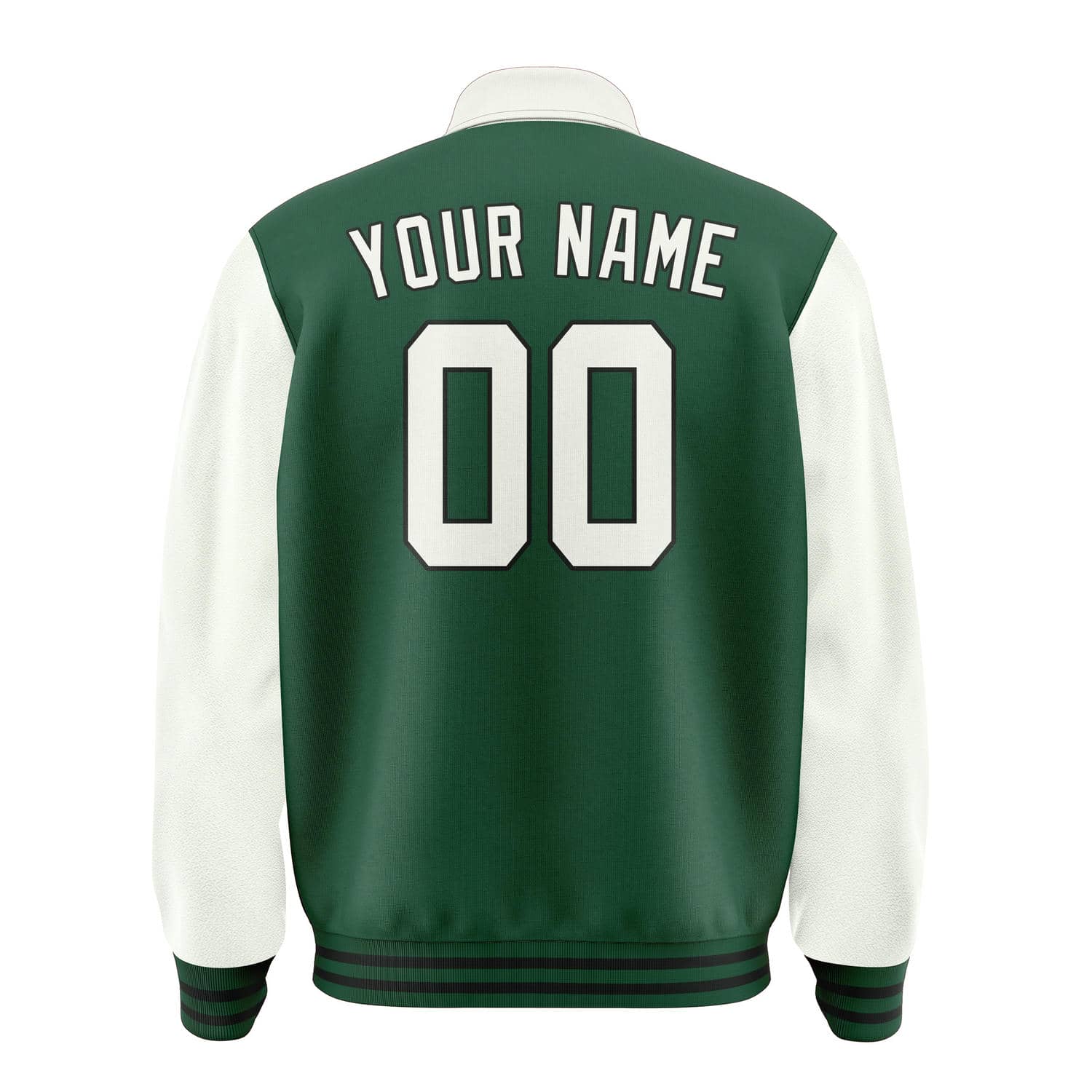 Custom Green White Jacket