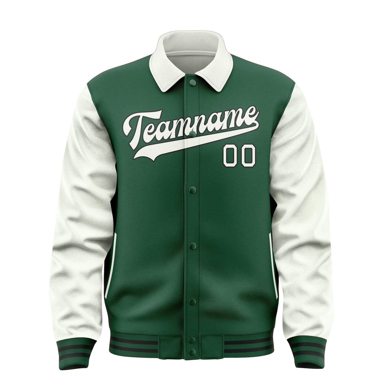 Custom Green White Jacket