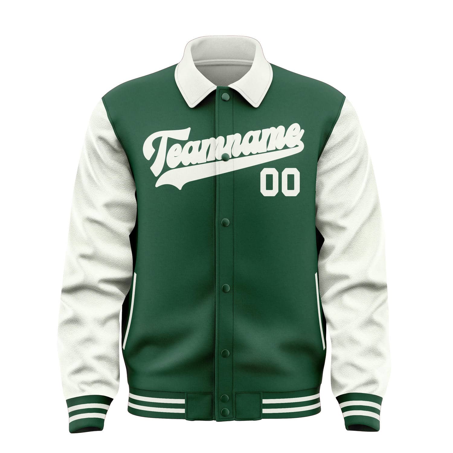Custom Green White Jacket