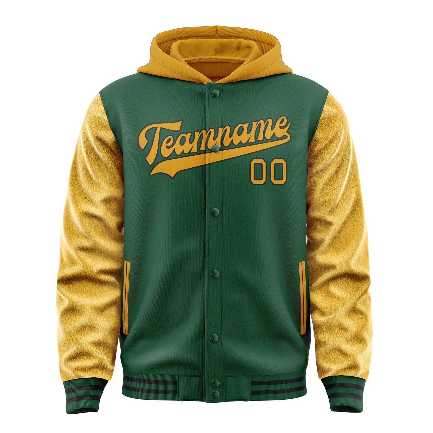 Custom Green Yellow Jacket