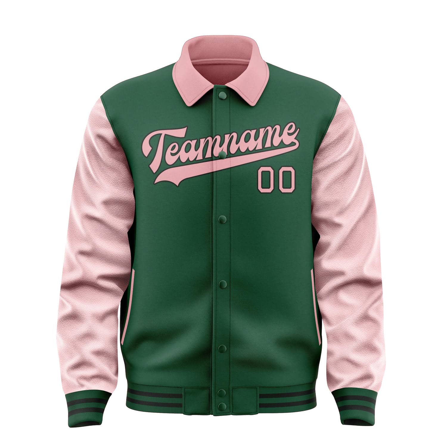 Custom Green Light Pink Jacket