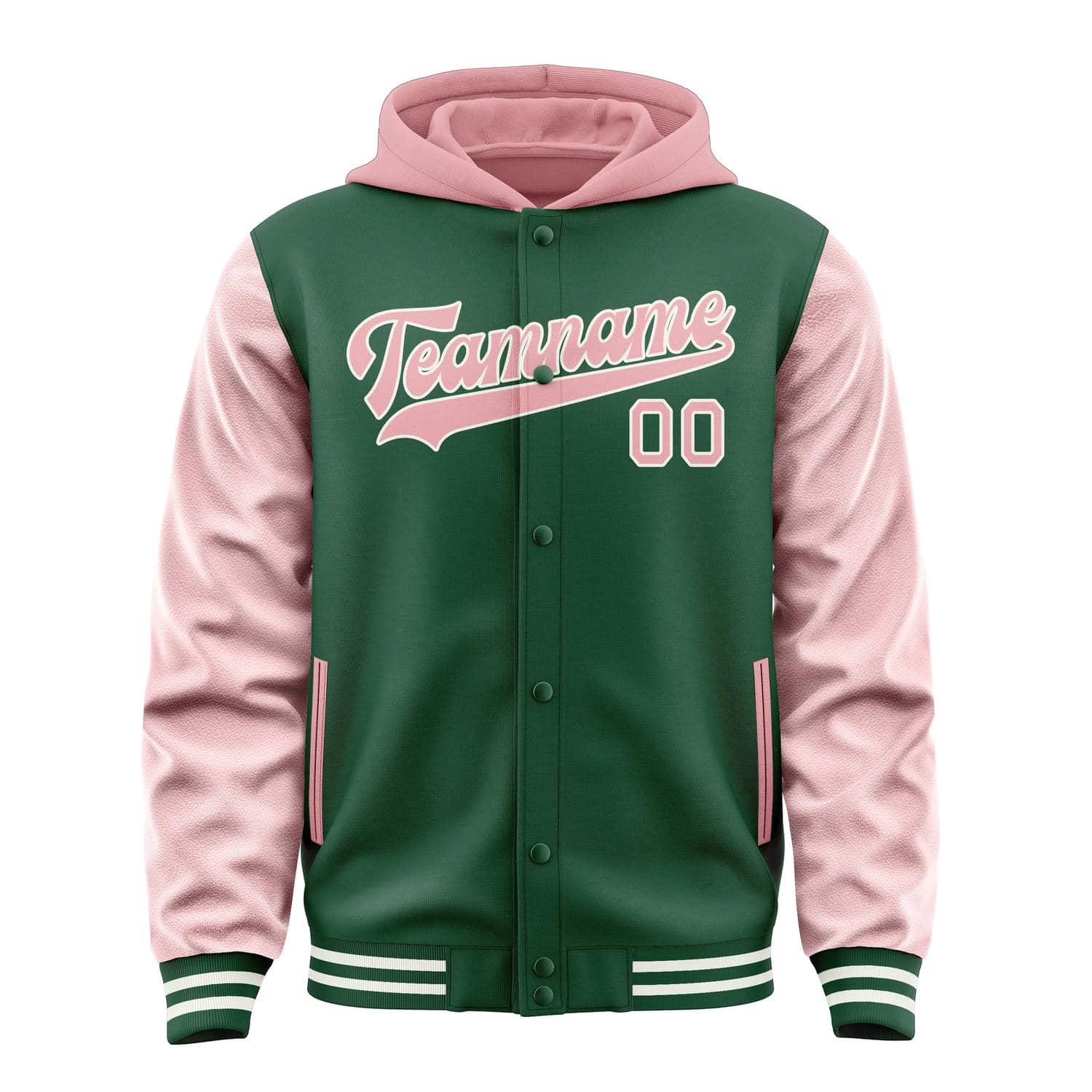 Custom Green Light Pink Jacket