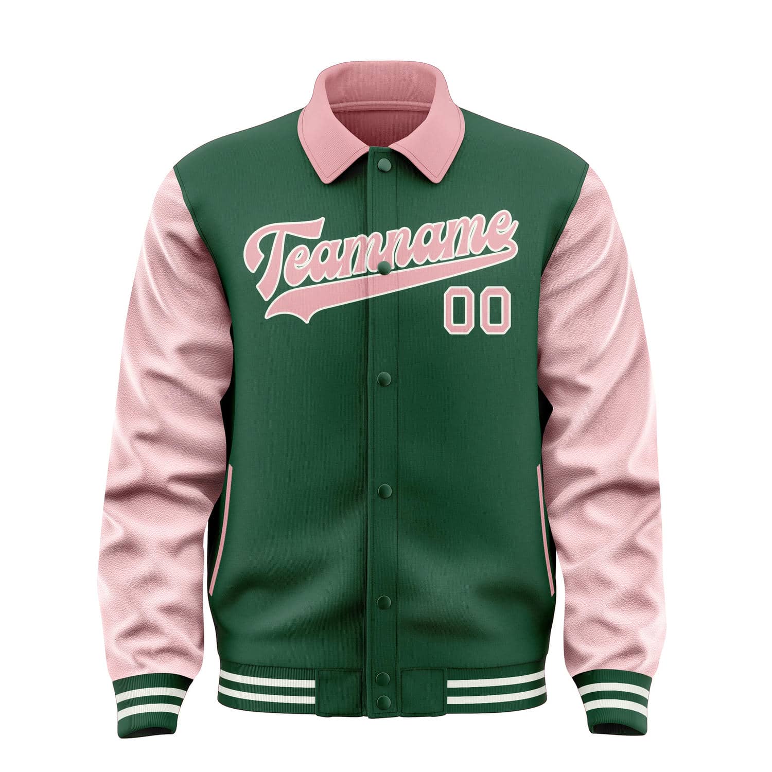 Custom Green Light Pink Jacket