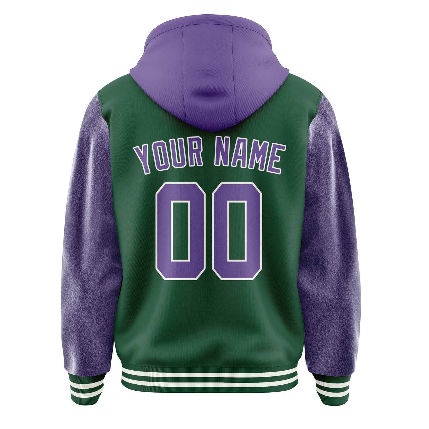 Custom Green Light Purple Jacket