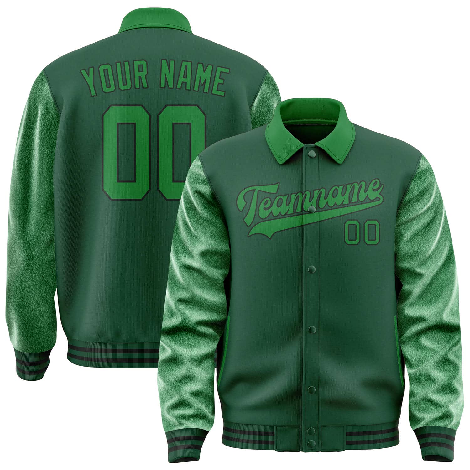 Custom Green Emerald Green Jacket