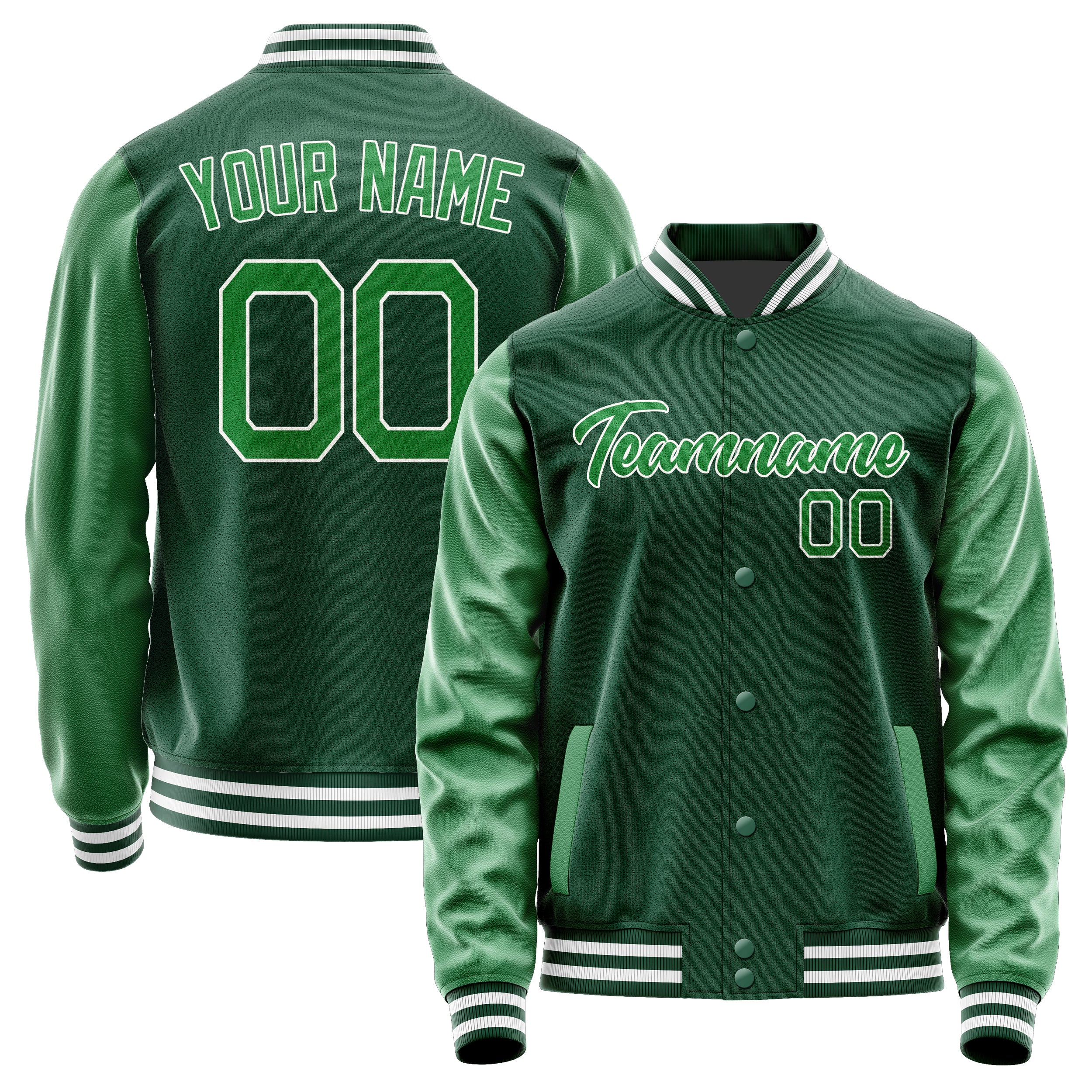 Custom Green Emerald Green Jacket JA0505240518B21824