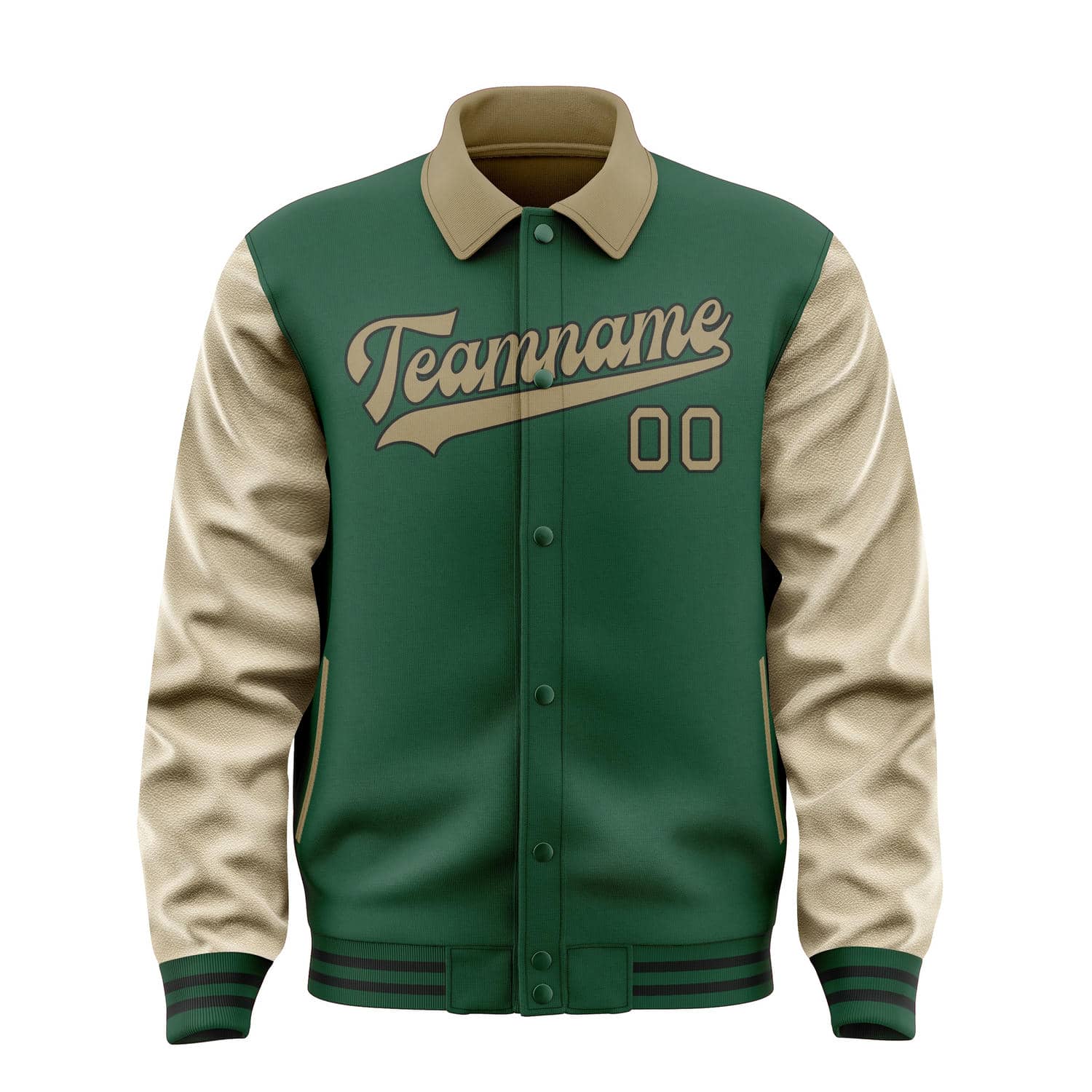 Custom Green Light Khaki Jacket