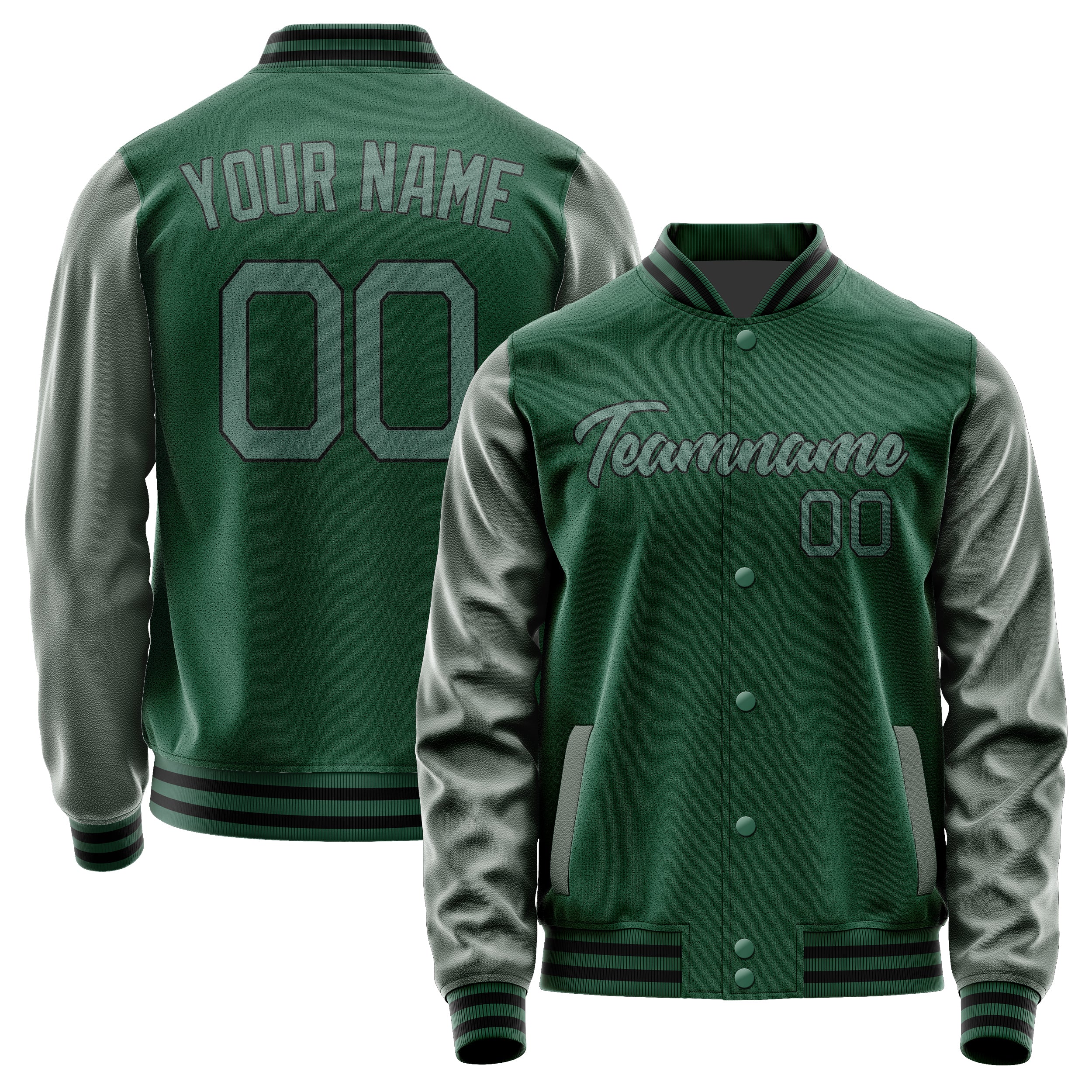 Custom Green Blue Green Jacket JA0505270517B21727