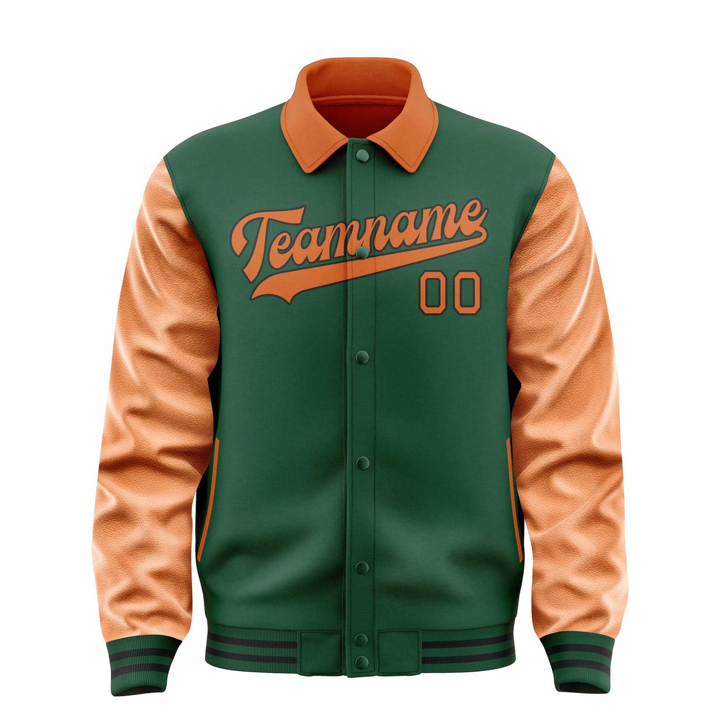 Custom Green Orange Jacket