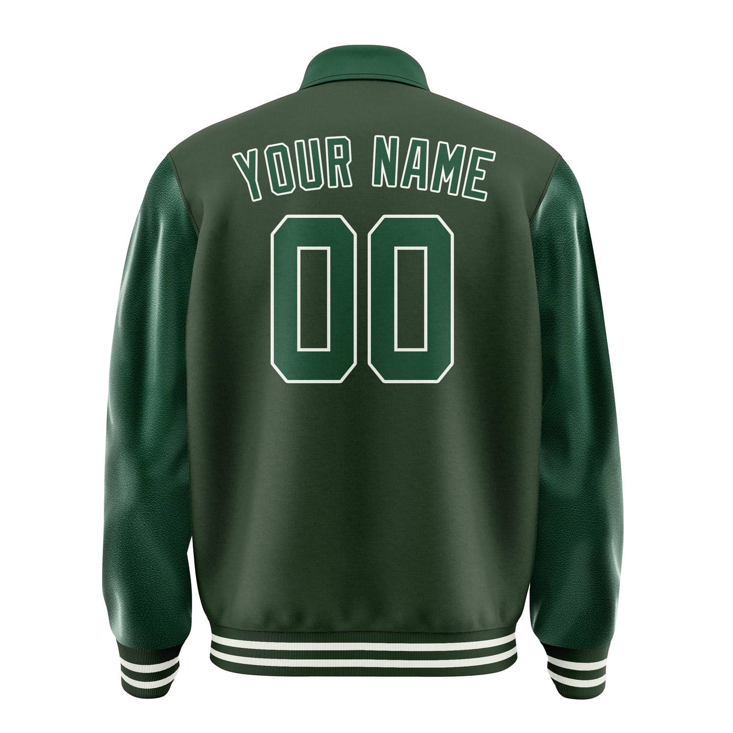 Custom Dark Green Green Jacket