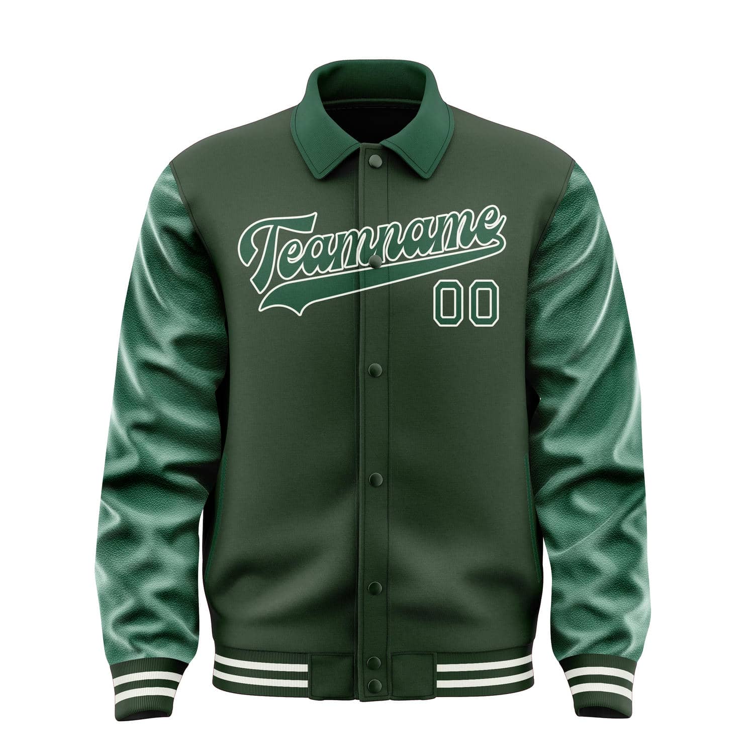 Custom Dark Green Green Jacket