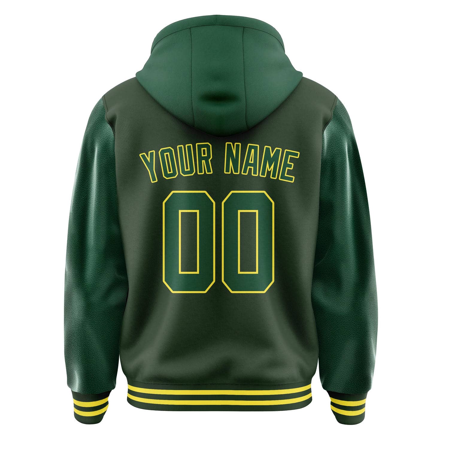 Custom Dark Green Green Jacket