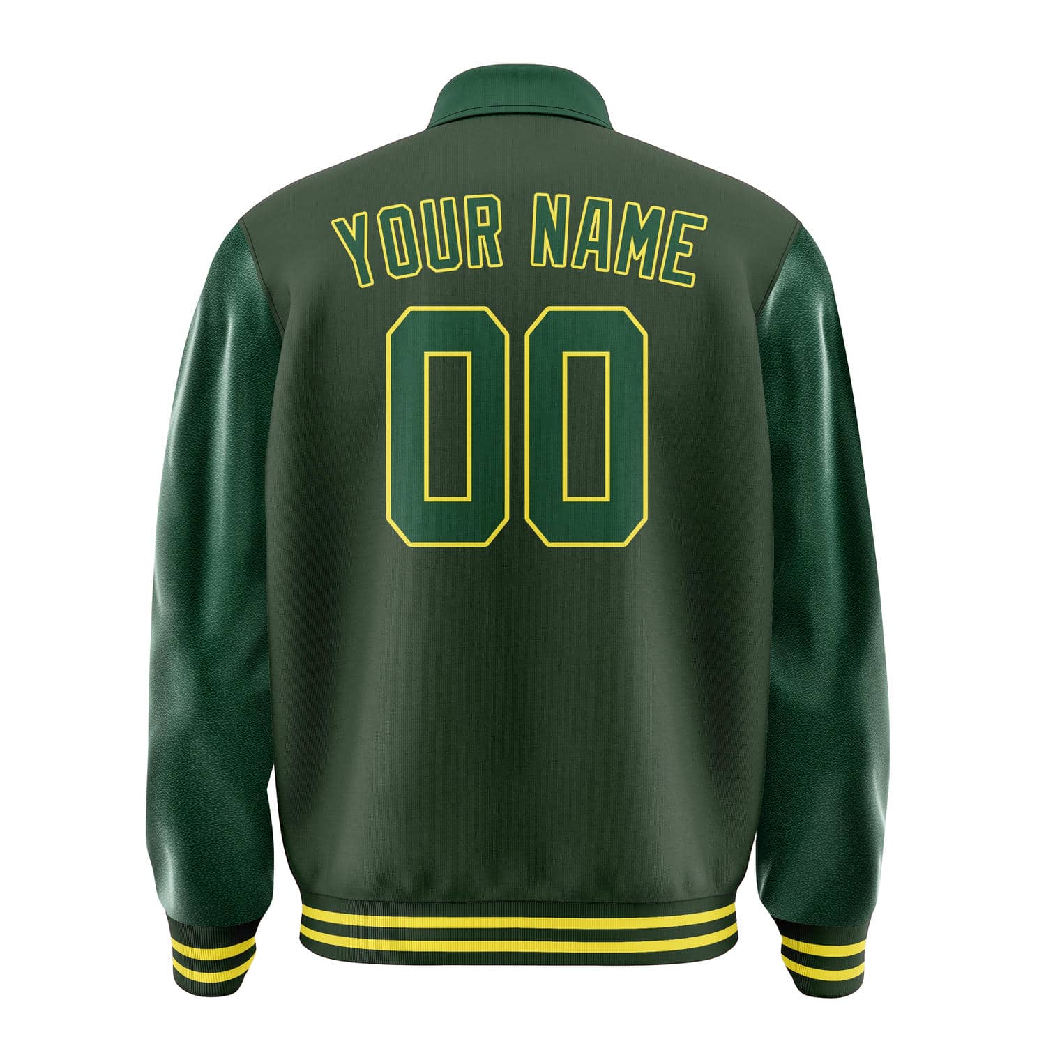 Custom Dark Green Green Jacket