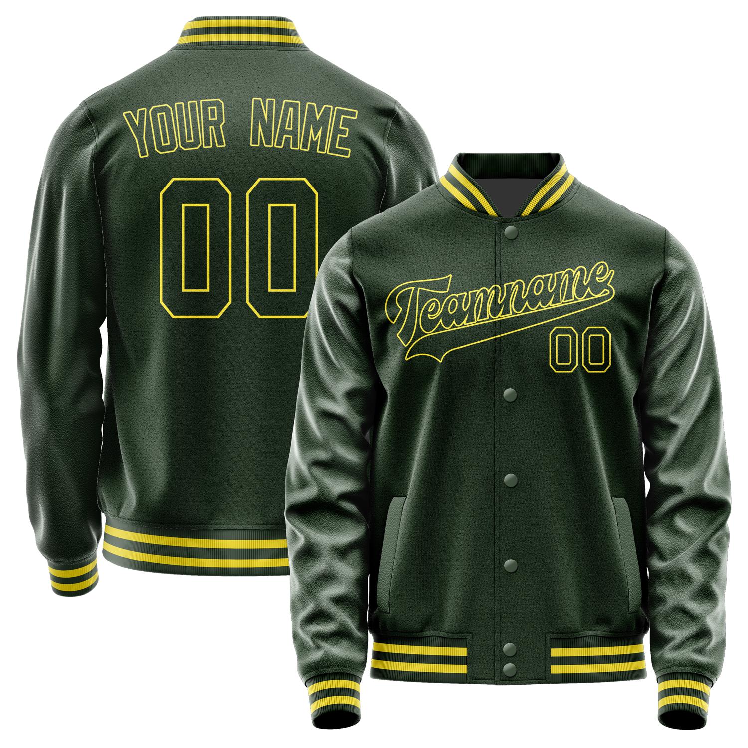 Custom Dark Green Dark Green Jacket JA0606060626B32606