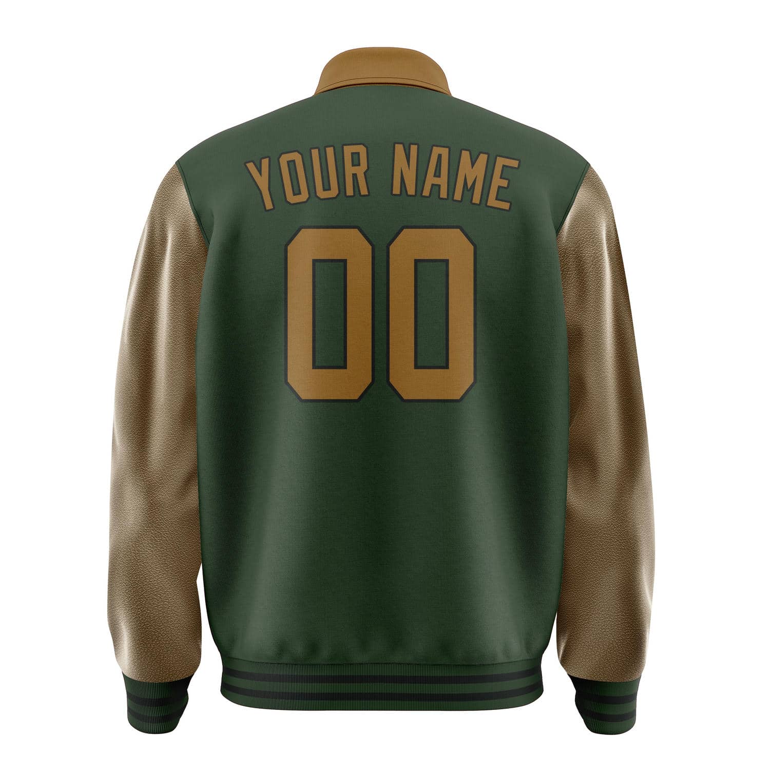 Custom Dark Green Khaki Jacket