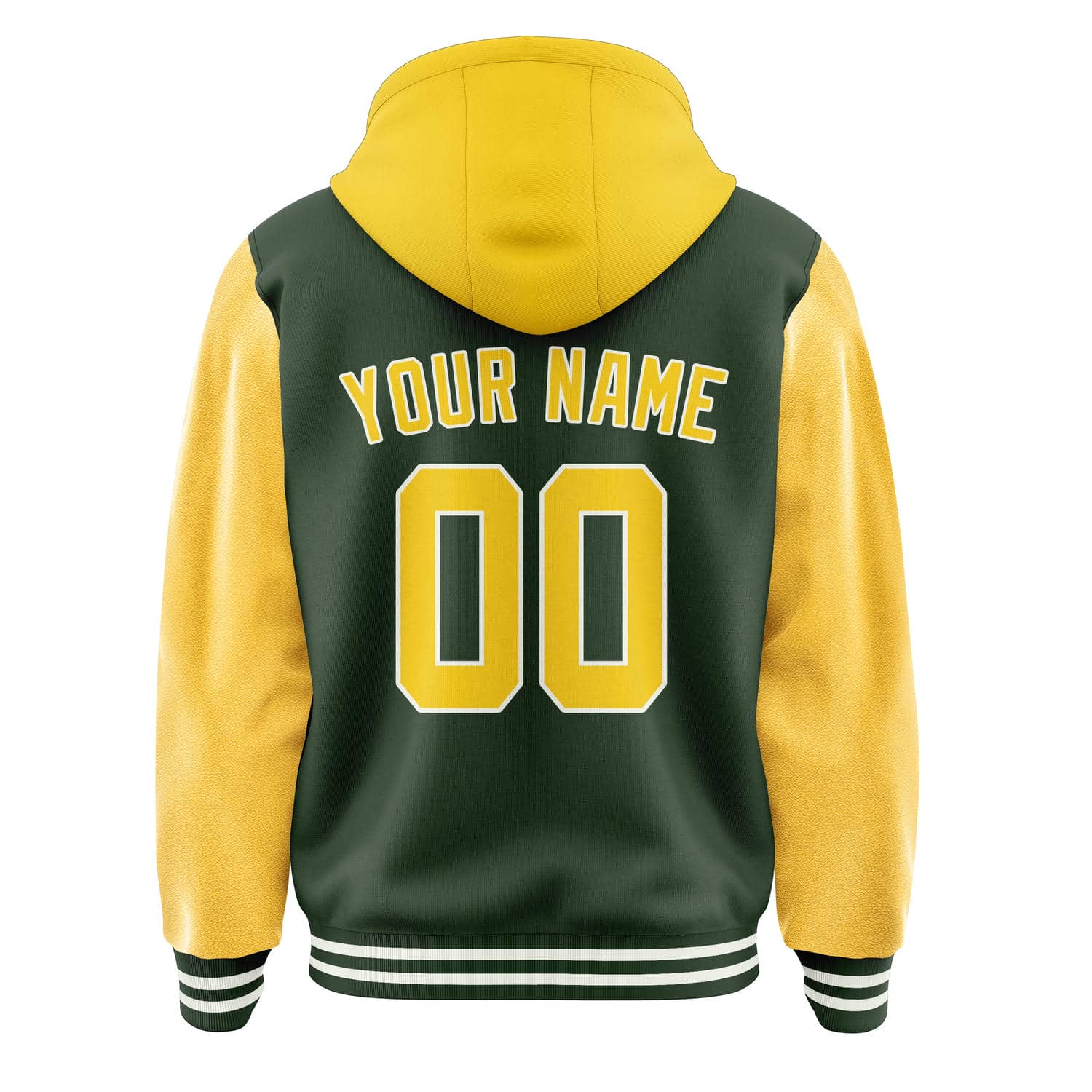 Custom Dark Green Gold Jacket