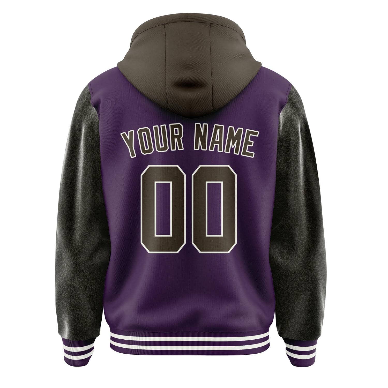 Custom Purple Brown Jacket