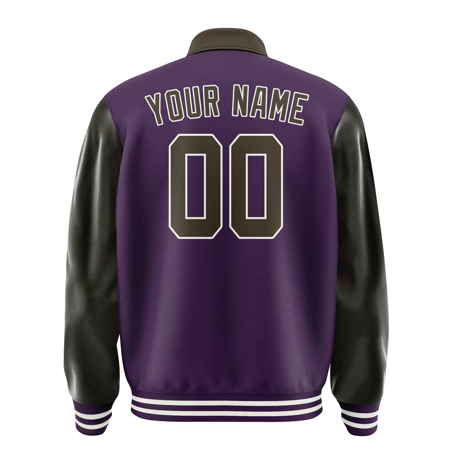 Custom Purple Brown Jacket
