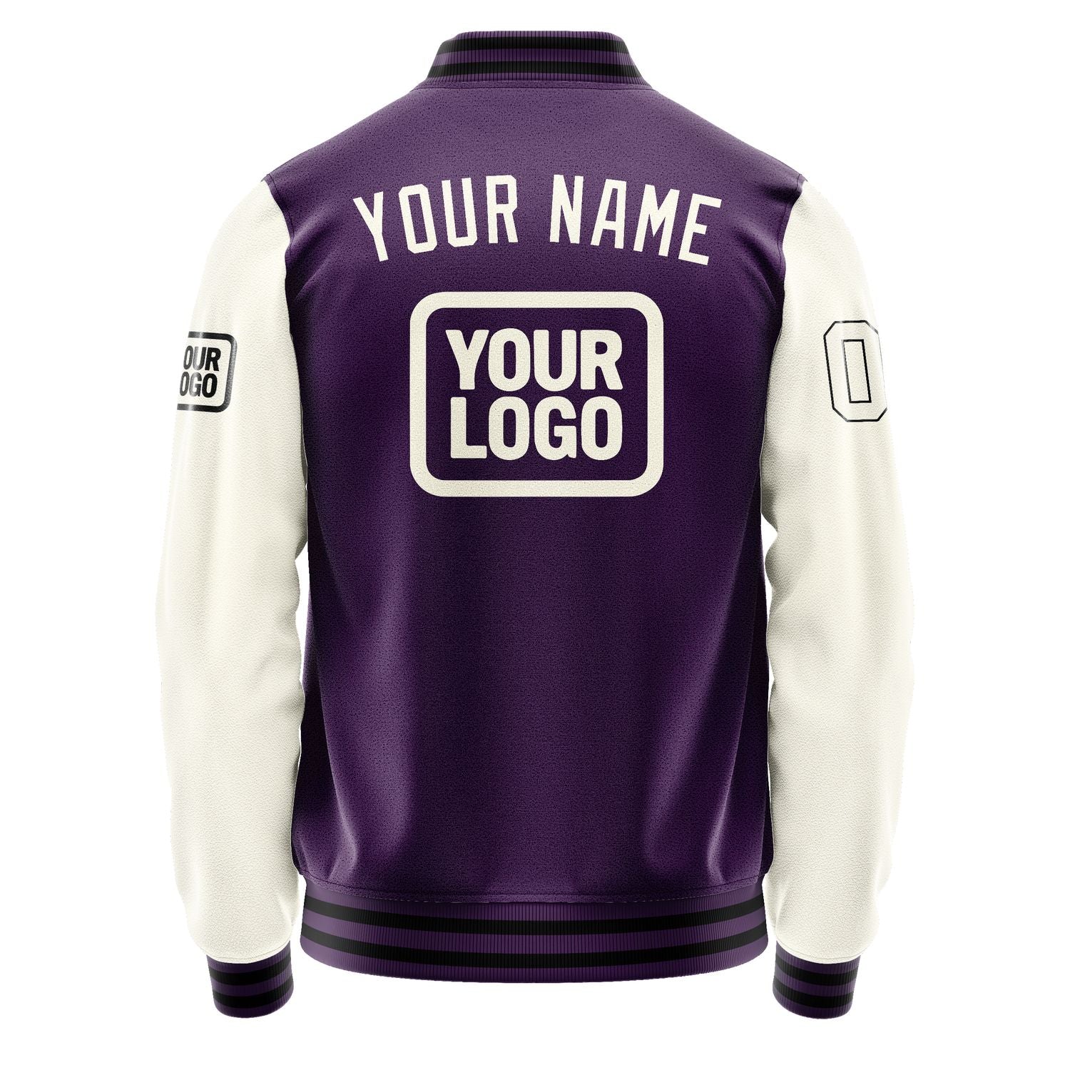 Custom Purple Cream Jacket JA070703071717030317
