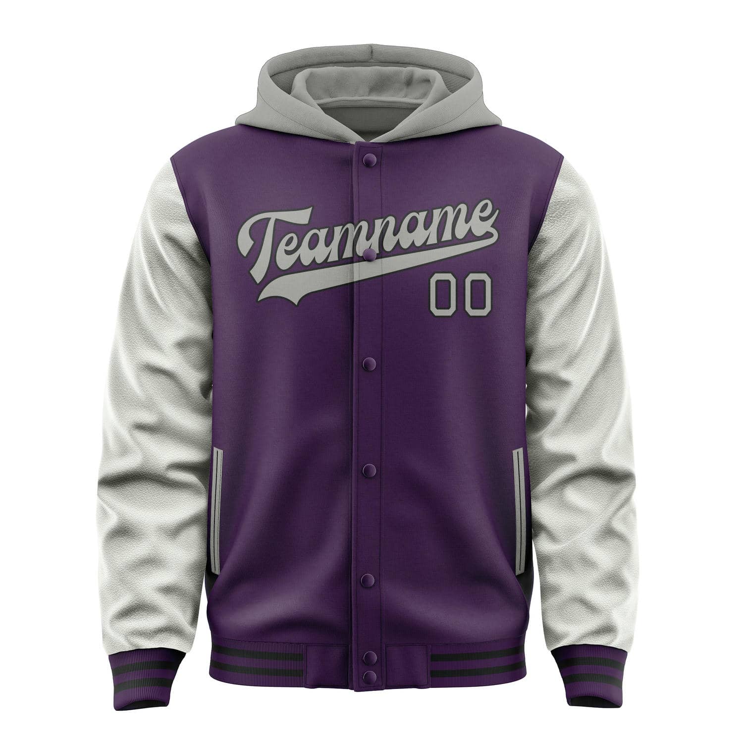 Custom Purple Gray Jacket