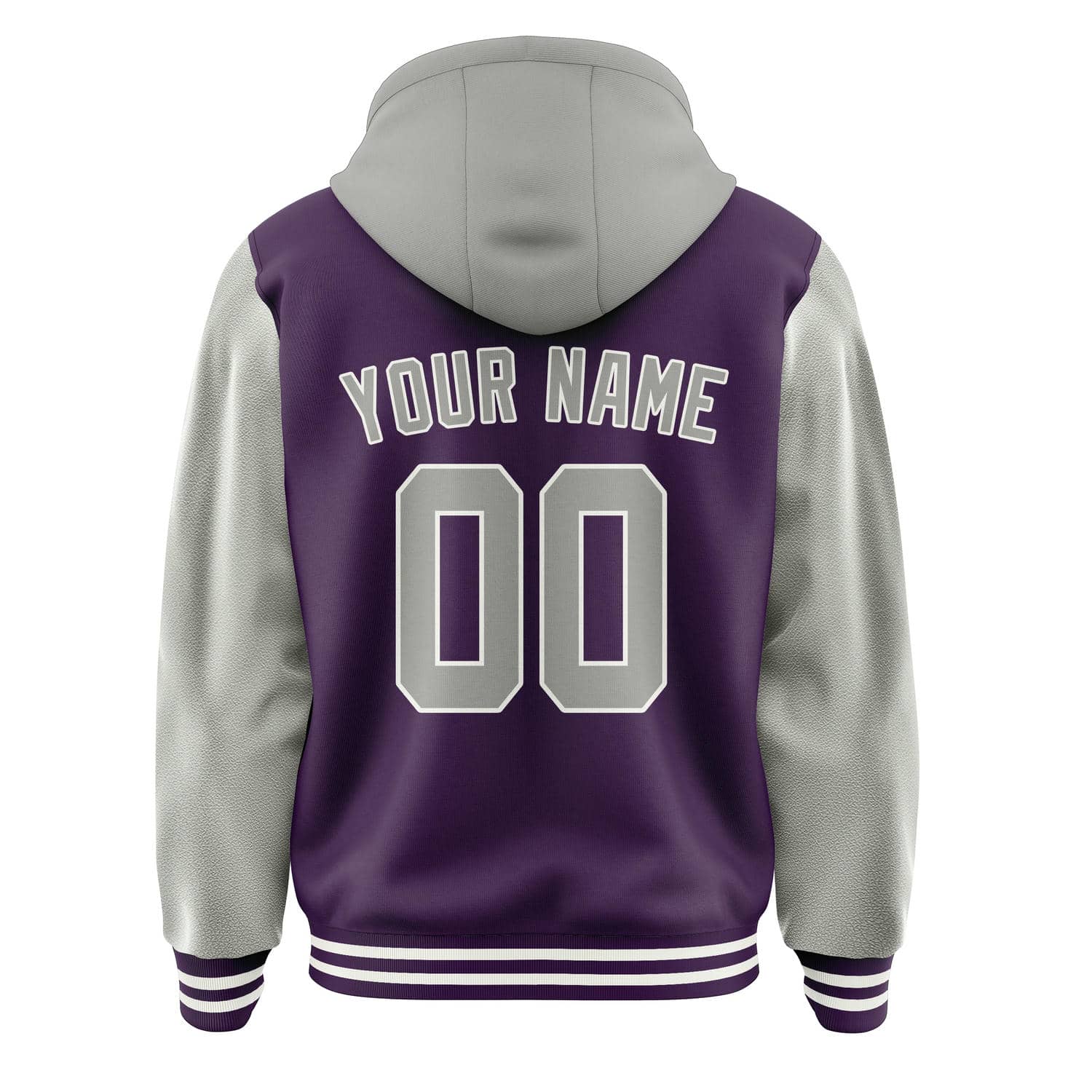 Custom Purple Gray Jacket