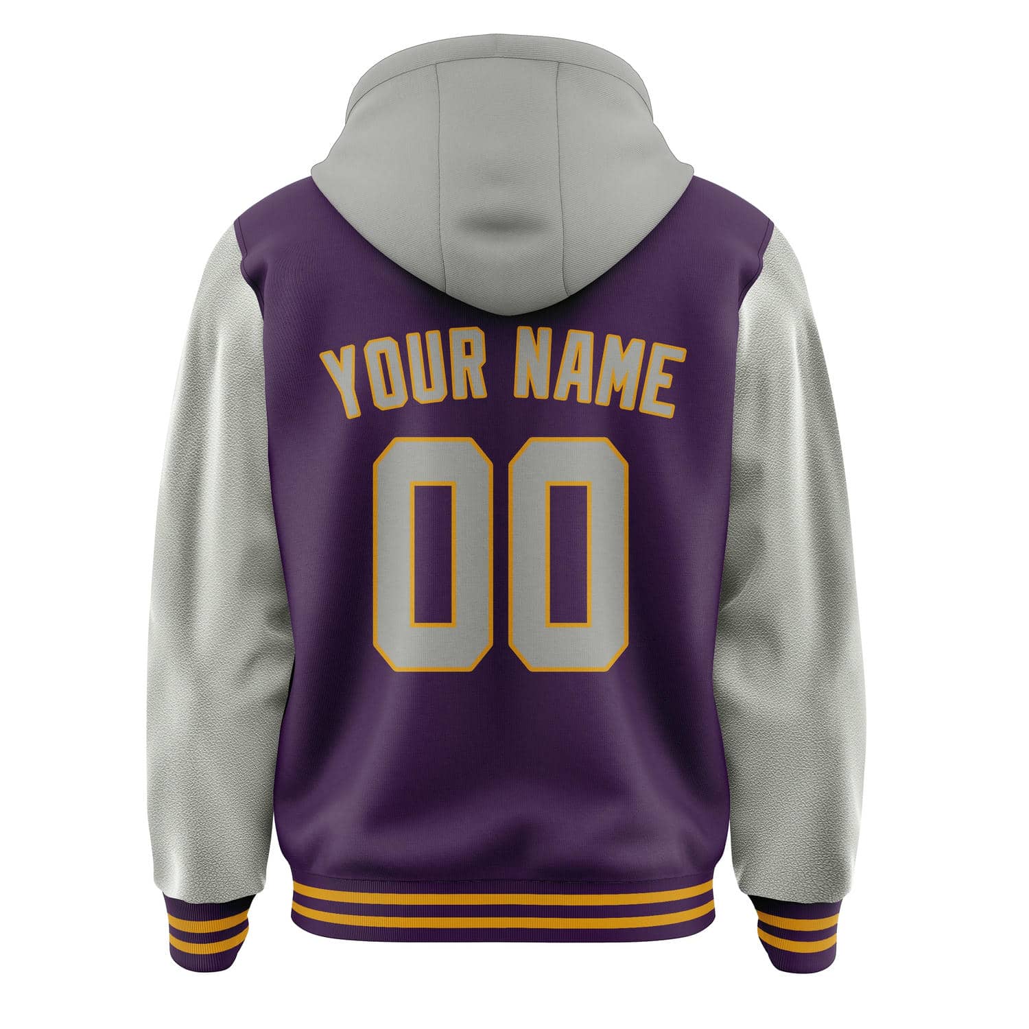 Custom Purple Gray Jacket