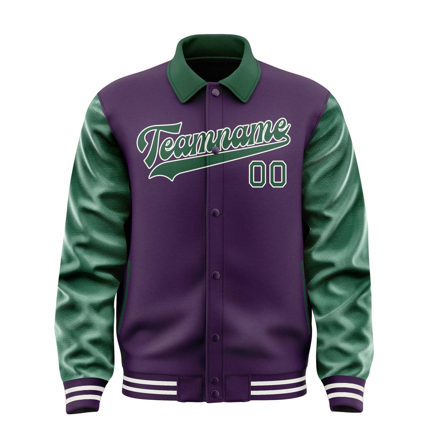 Custom Purple Green Jacket