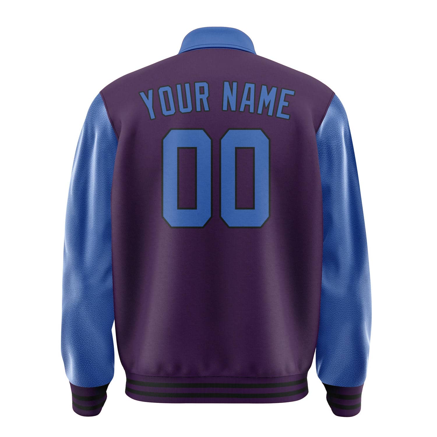 Custom Purple Sky Blue Jacket