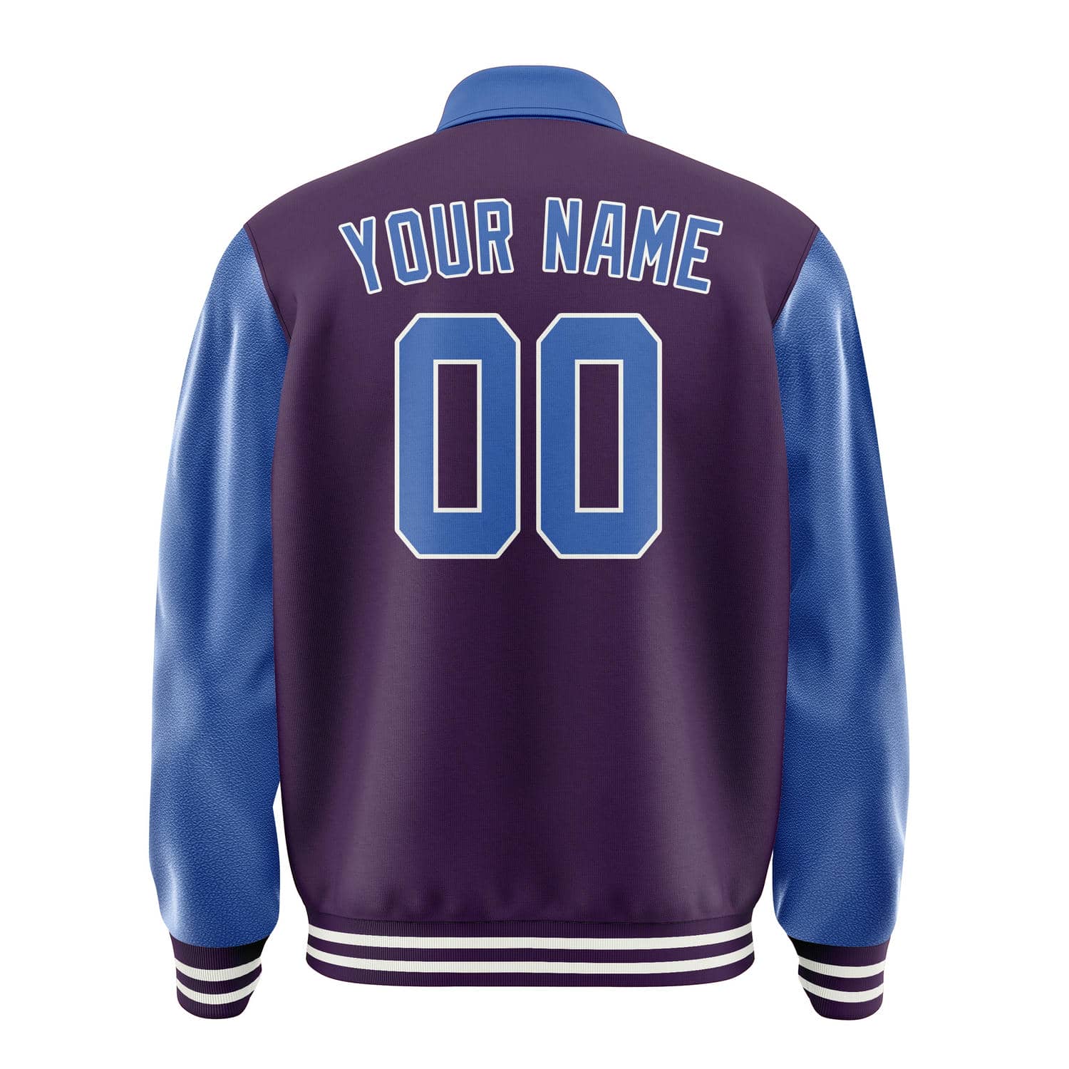 Custom Purple Sky Blue Jacket
