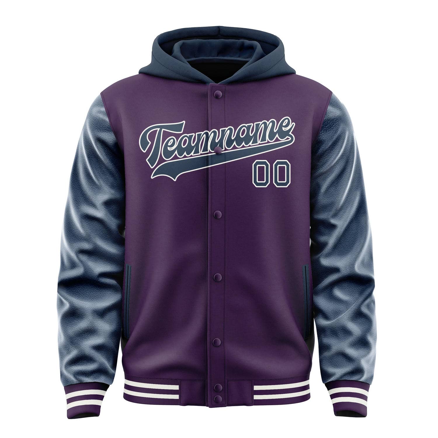 Custom Purple Blue Jacket