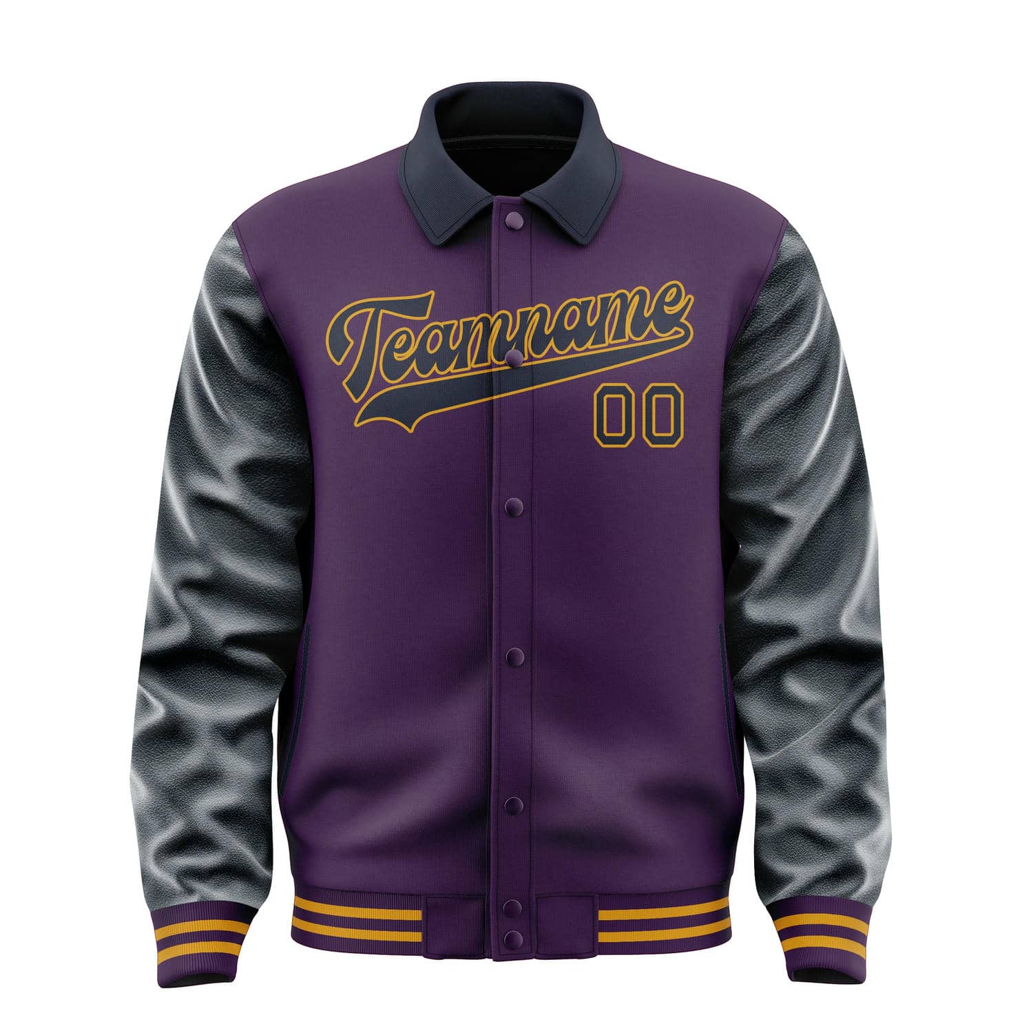 Custom Purple Navy Jacket