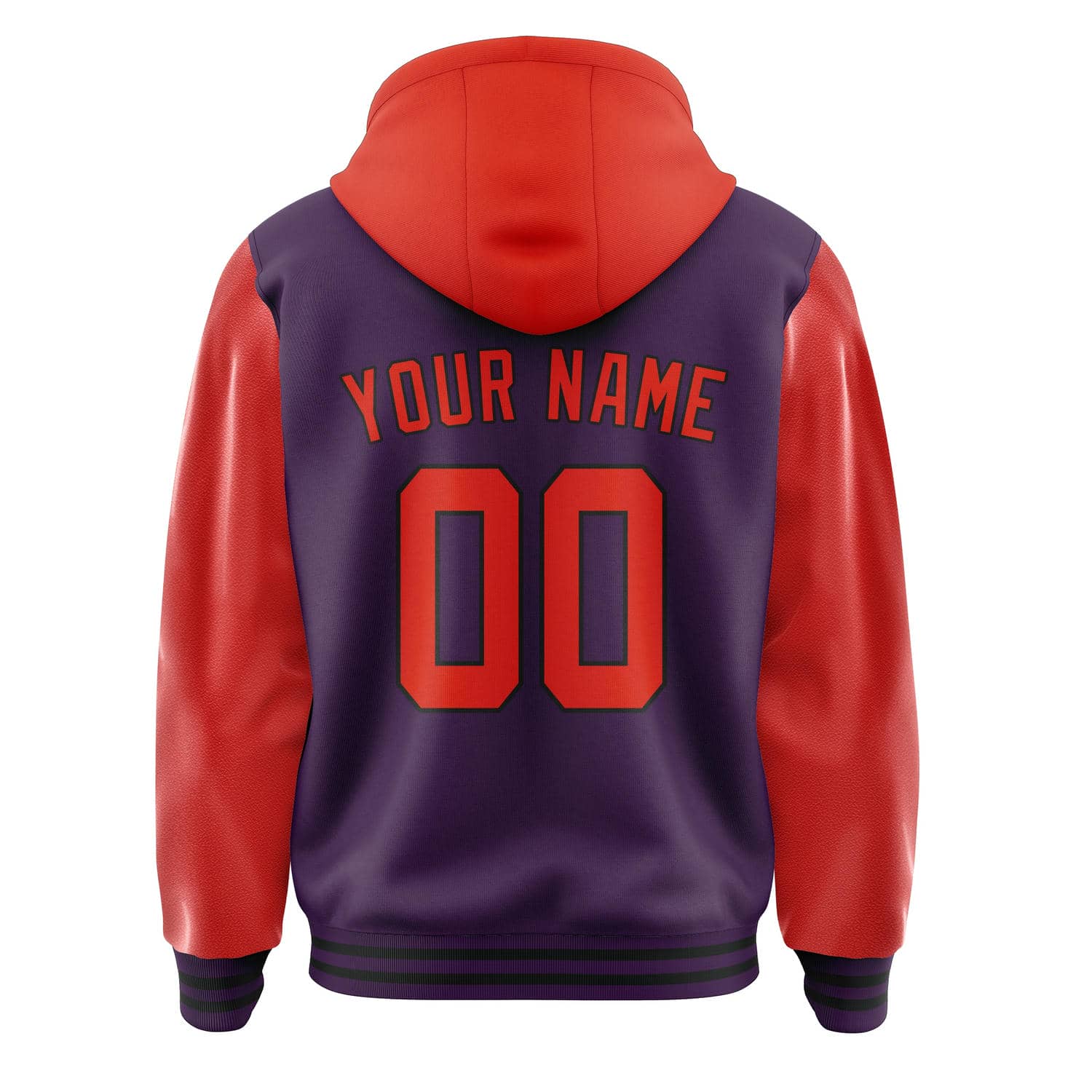 Custom Purple Orange Red Jacket