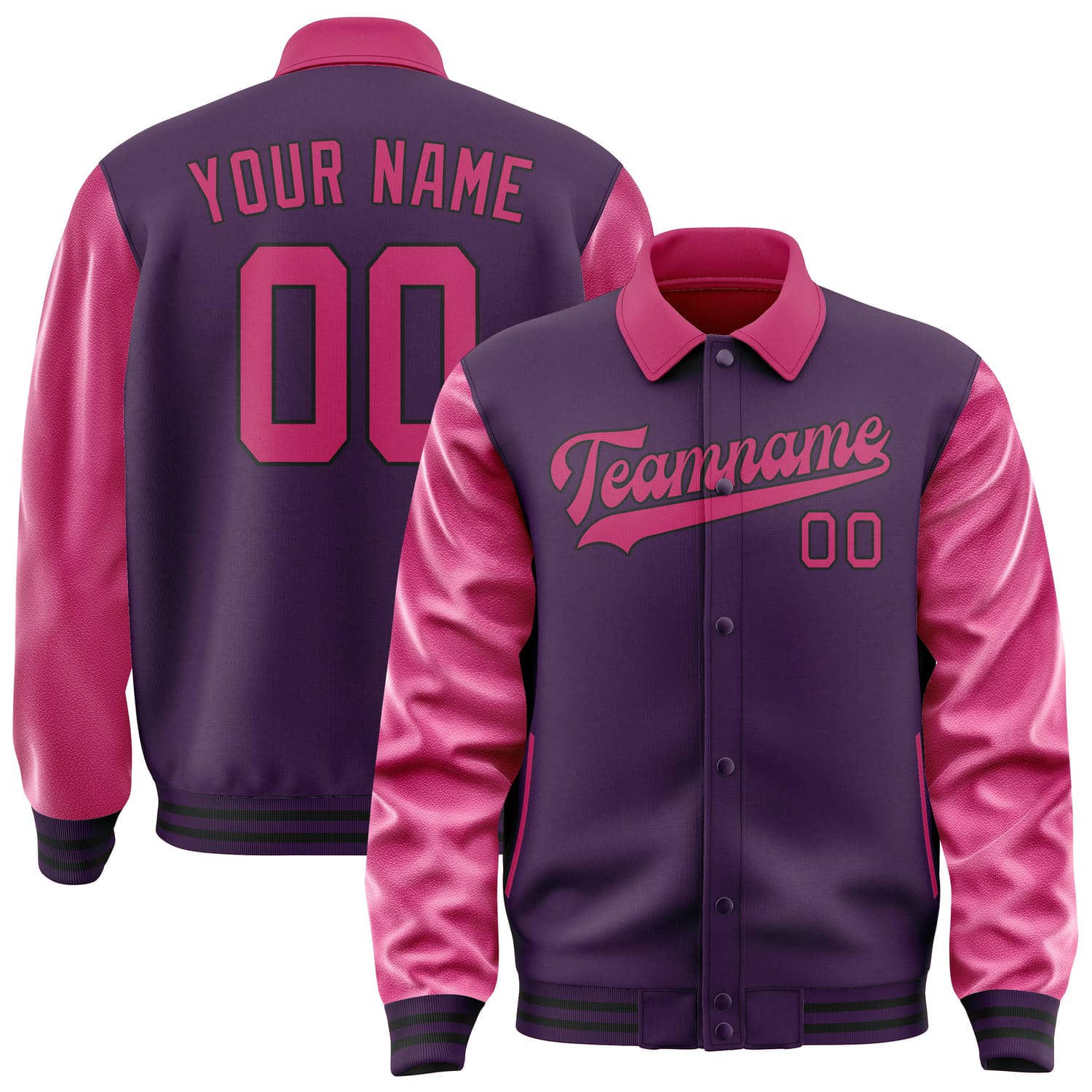 Custom Purple Pink Jacket