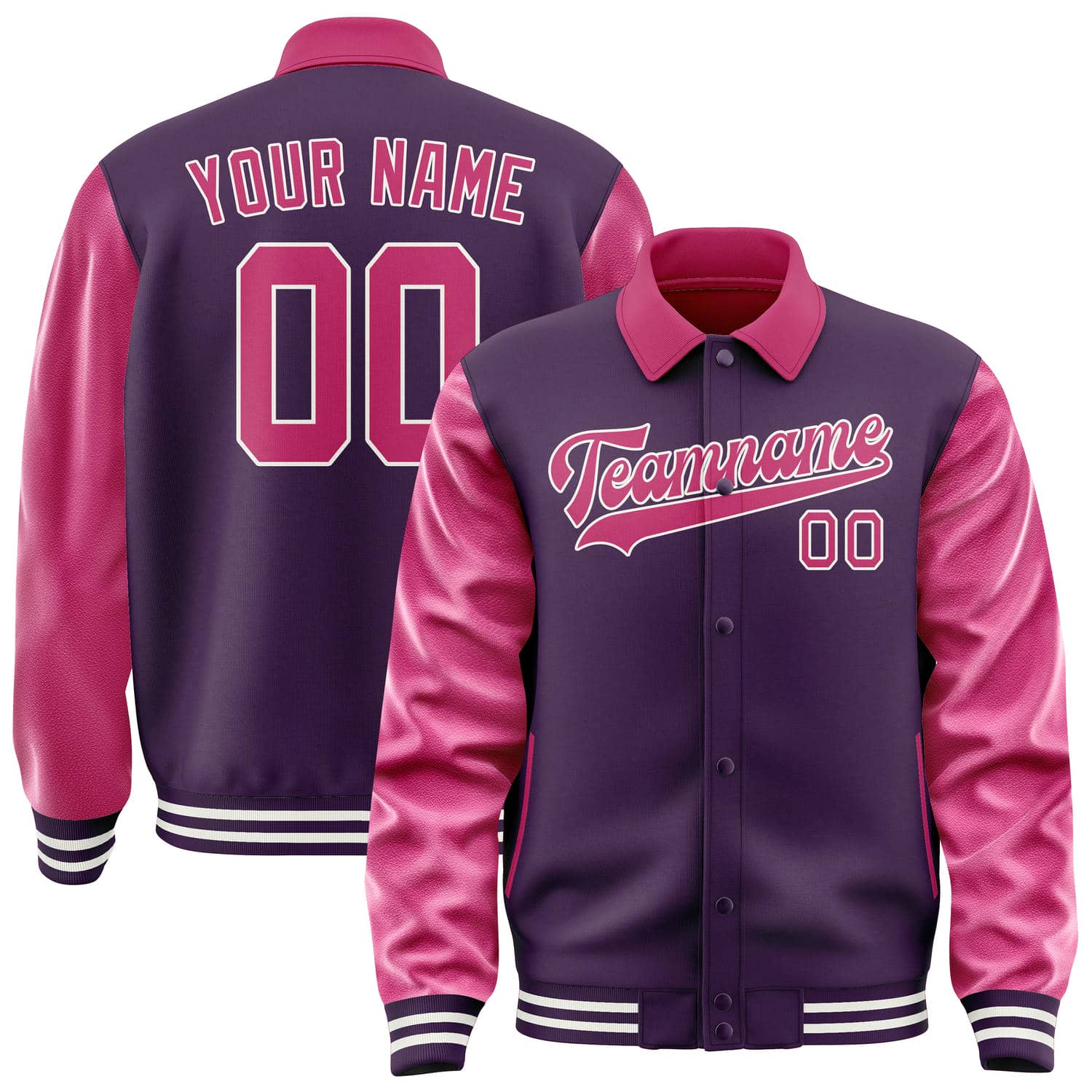 Custom Purple Pink Jacket