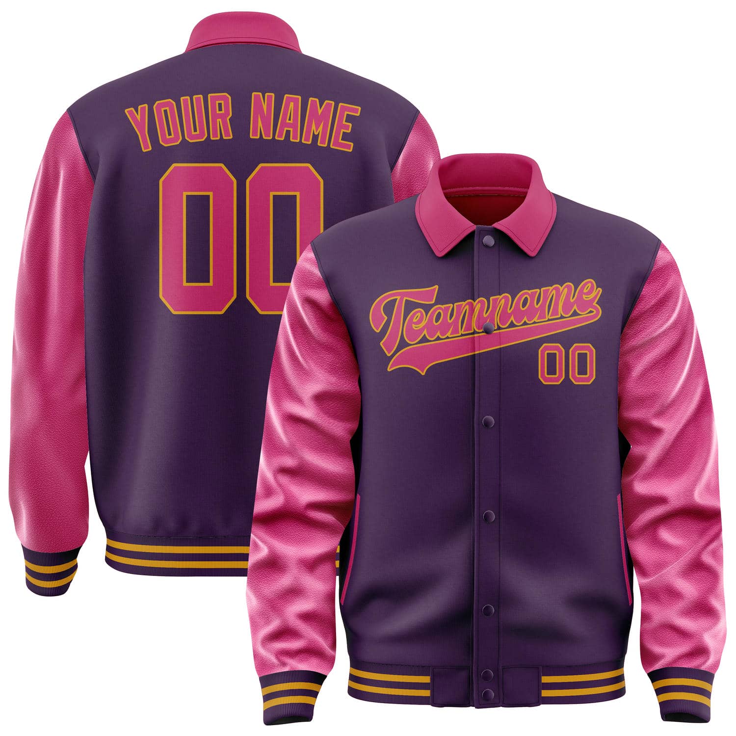 Custom Purple Pink Jacket