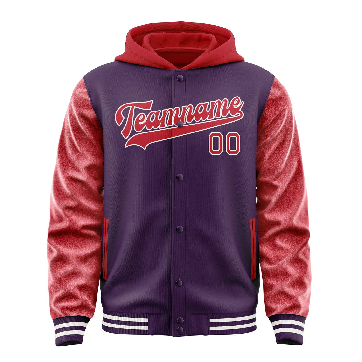 Custom Purple Red Jacket