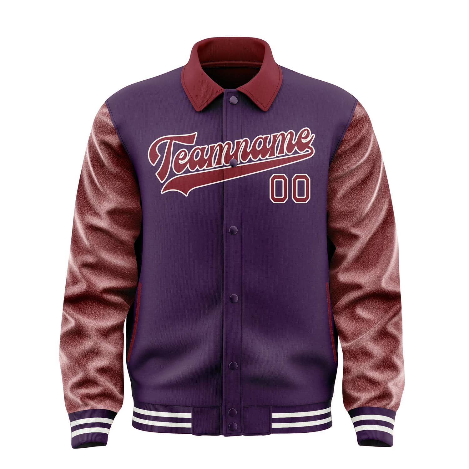 Custom Purple Crimson Red Jacket