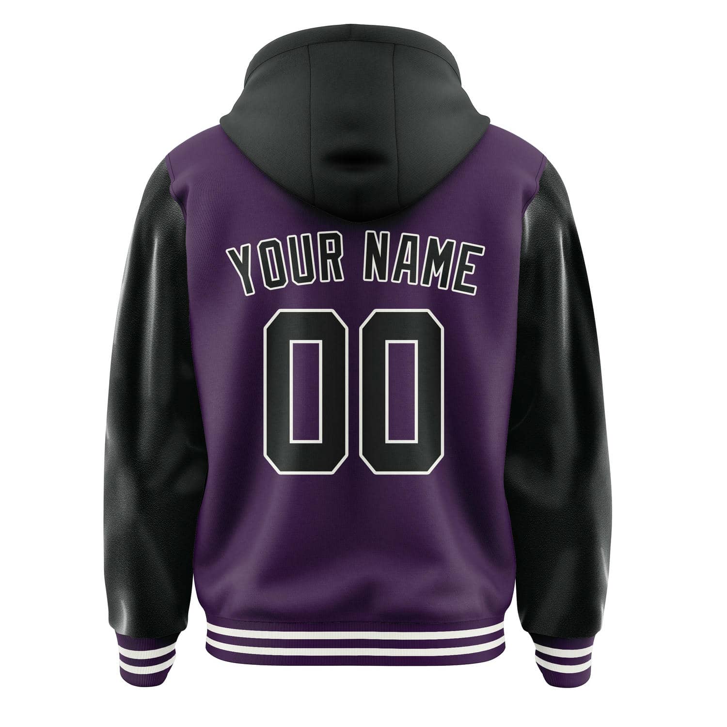 Custom Purple Black Jacket