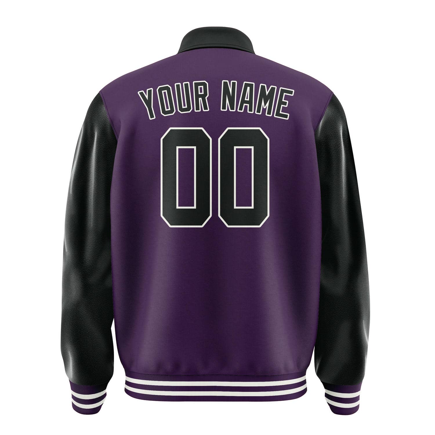 Custom Purple Black Jacket
