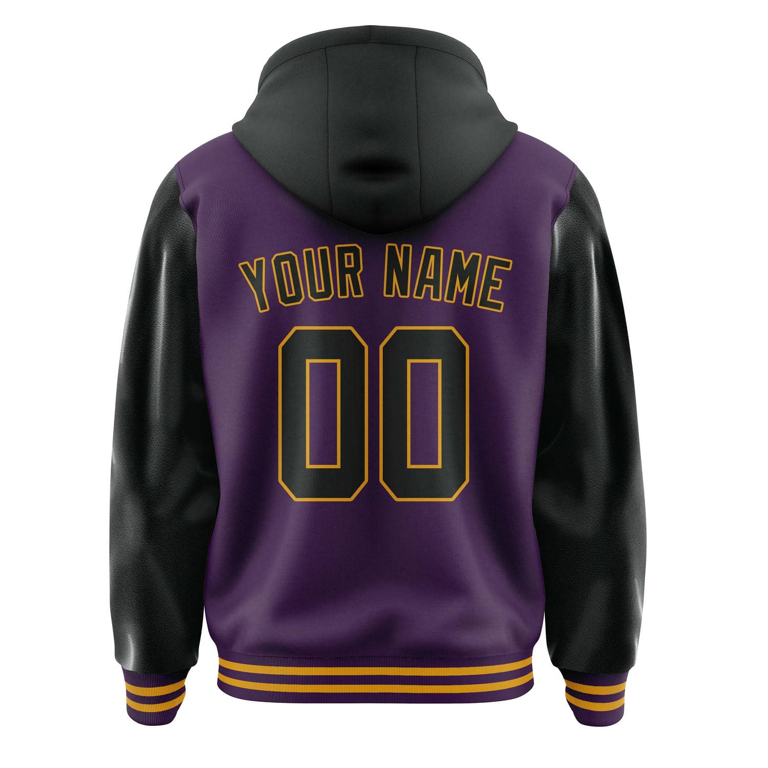 Custom Purple Black Jacket