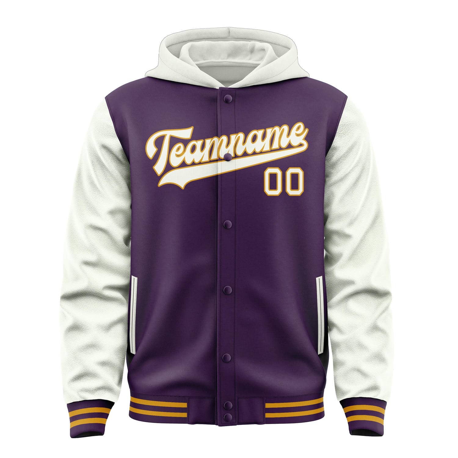 Custom Purple White Jacket