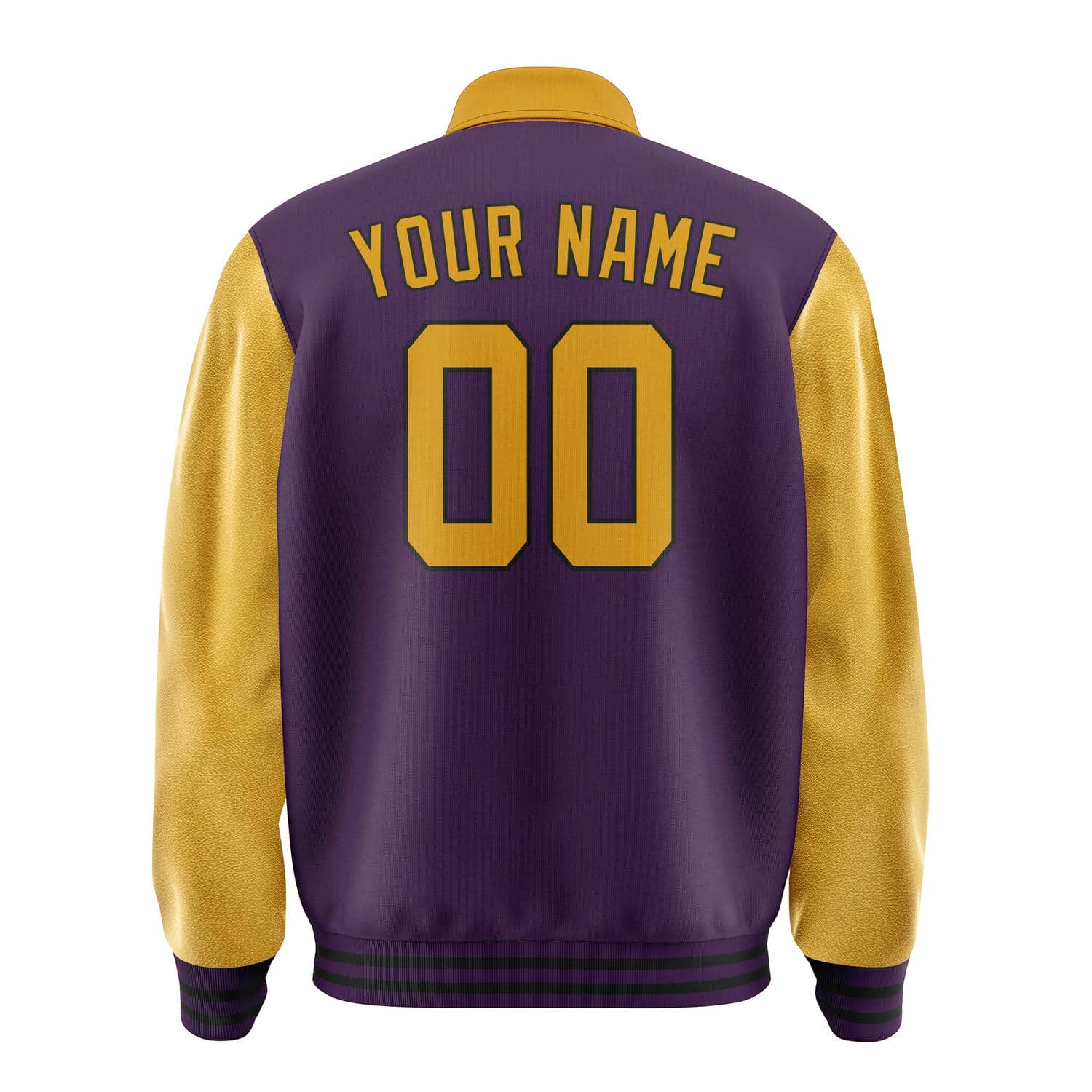 Custom Purple Yellow Jacket