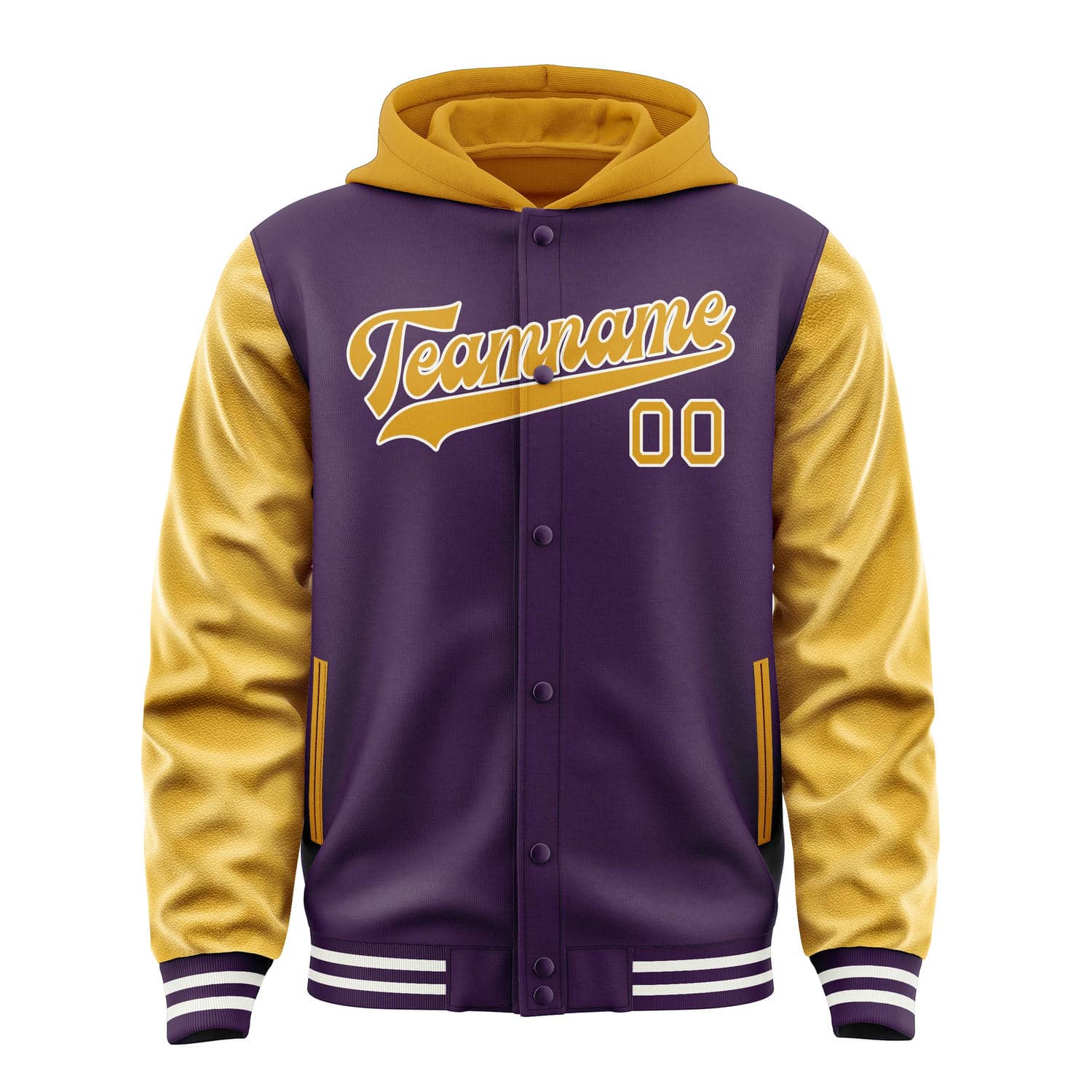 Custom Purple Yellow Jacket