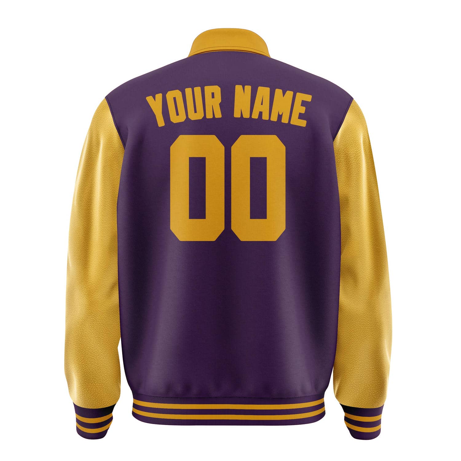Custom Purple Yellow Jacket