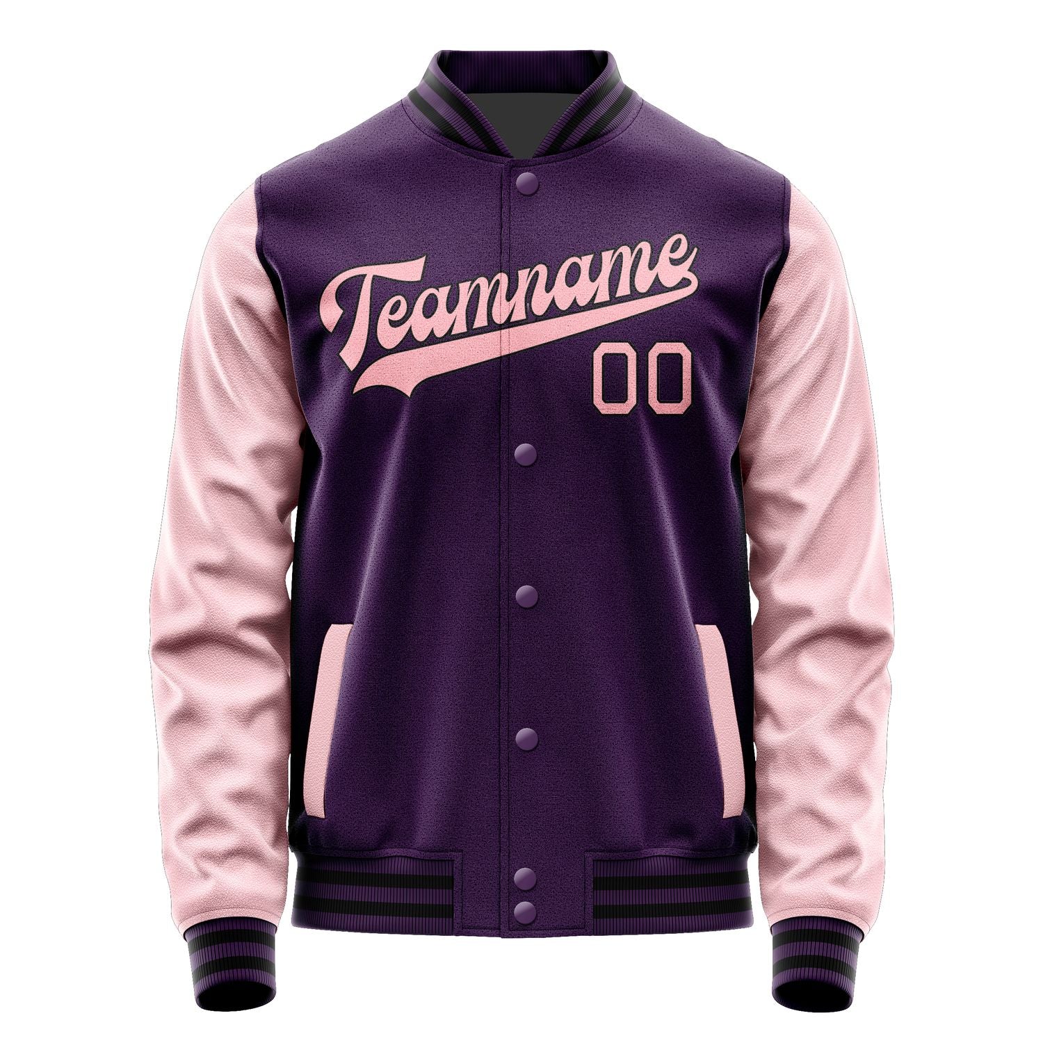 Custom Purple Light Pink Jacket JA0707210717B31721