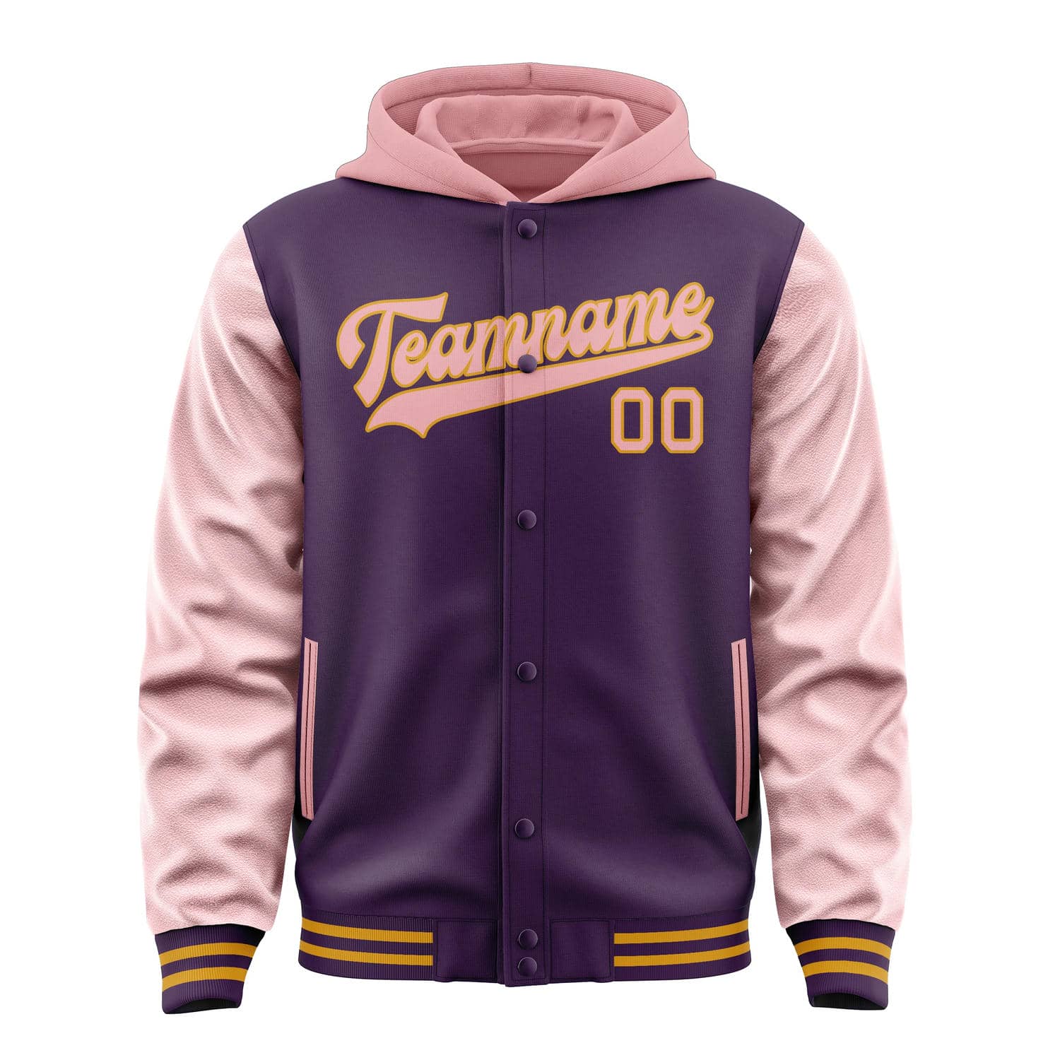 Custom Purple Light Pink Jacket