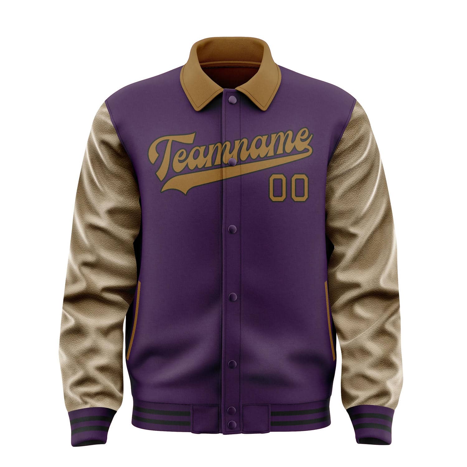 Custom Purple Khaki Jacket