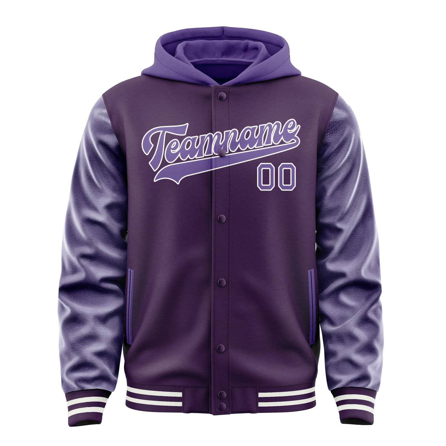 Custom Purple Light Purple Jacket