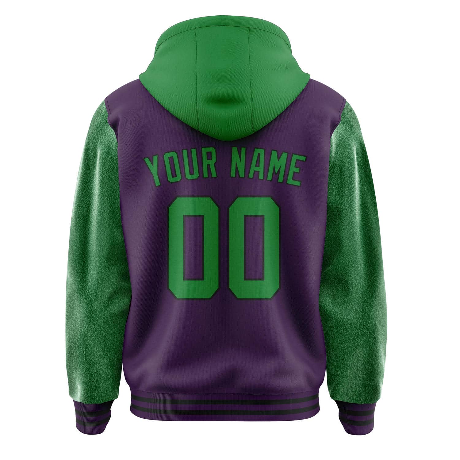 Custom Purple Emerald Green Jacket